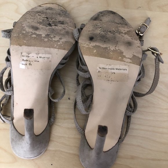 Glaze Strappy Caged Stiletto Sandals - Picture 8 of 8